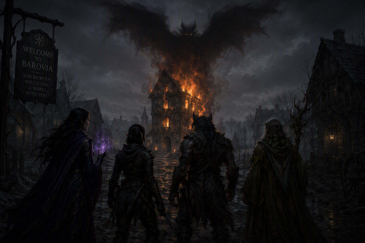 Curse of Strahd 2026 – Session 2 – The Death House Burns!  Again.